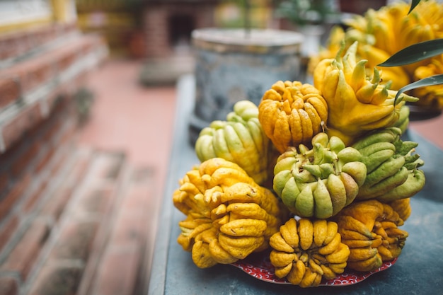 Photo close-up of fruits for sale at market stall