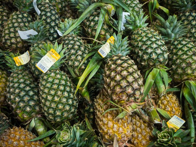 Close-up of fruits for sale in market