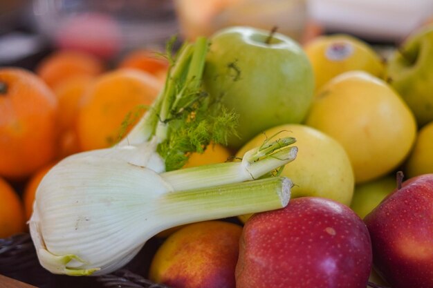 Close-up of fruits for sale in market