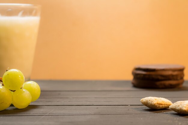 Close-up of fruits on table