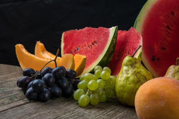 Foto close-up di frutta sulla tavola