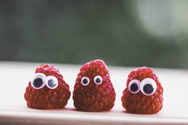 Foto close-up di frutta sulla tavola