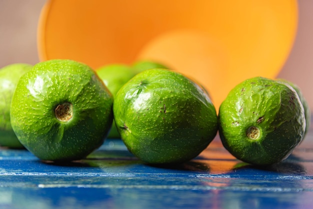 Photo close-up of fruits on table