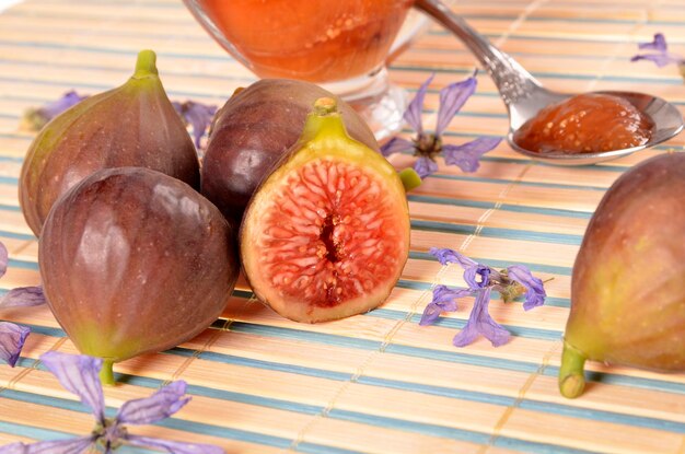 Close-up of fruits on table