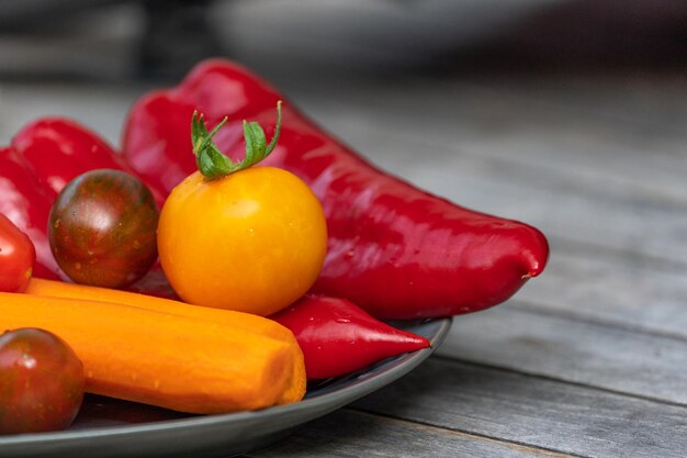 Close-up of fruits on table