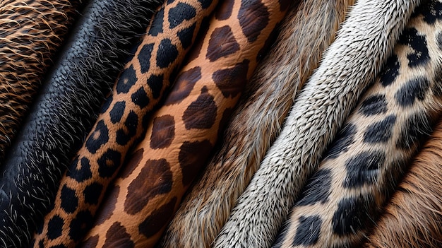 Photo a close up of the fur of a giraffe