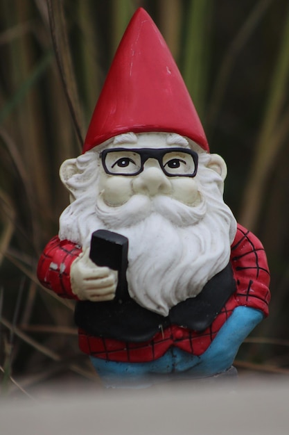 Photo close-up of garden gnome