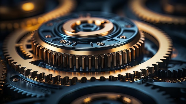 close up of a gears