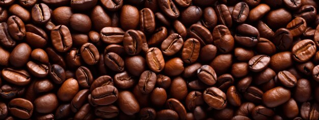 close-up geroosterde koffiebonen kunnen worden gebruikt als achtergrond van koffieproducten gebruikt als achtergrund van koffie of koffieproducten