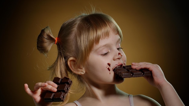 Close-up of girl blowing bubbles