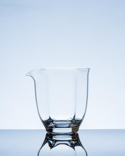 Close-up of glass against white background