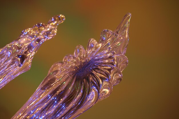 Close-up of glass decoration