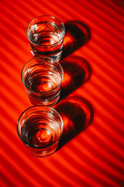 Photo close-up of glass on table