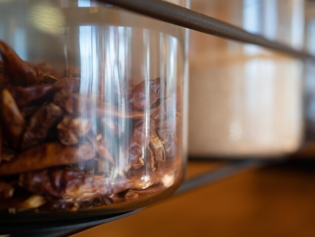 Photo close-up of glass on table