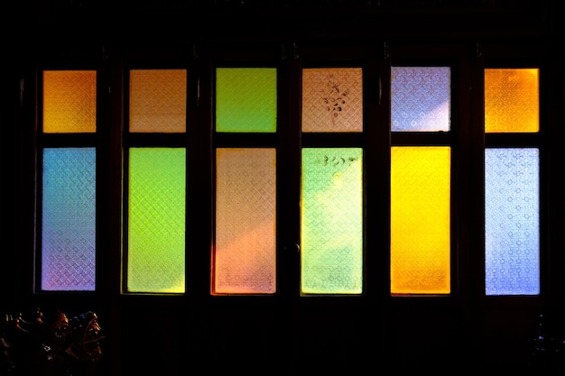 Close-up of glass window