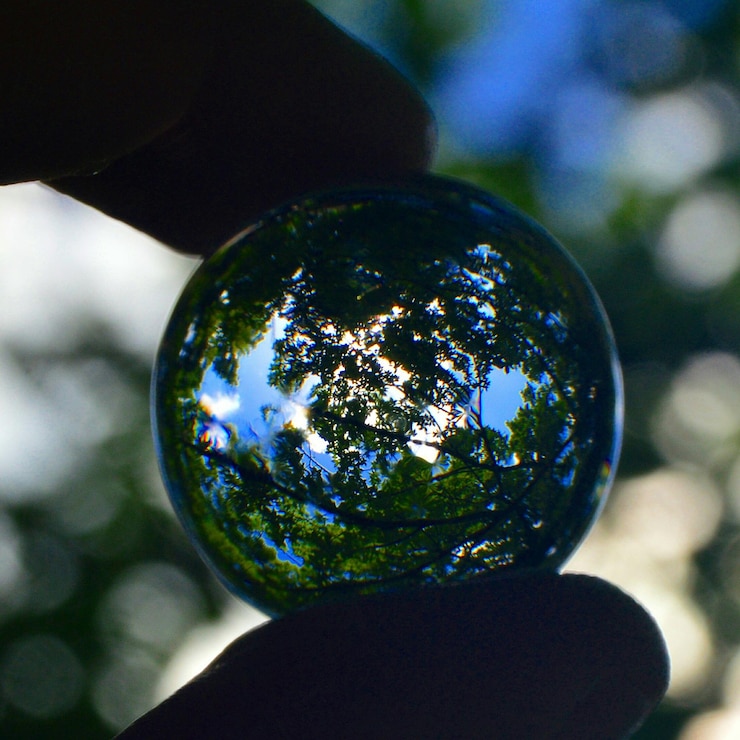 Photo close-up of glass