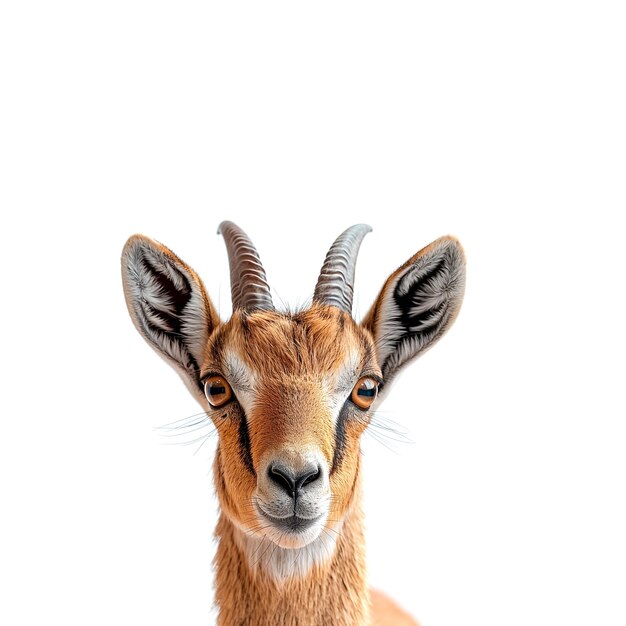 Photo close up of a goat with very long horns generative ai