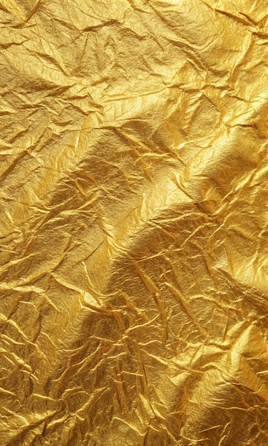 Photo a close up of a gold fabric with a gold design