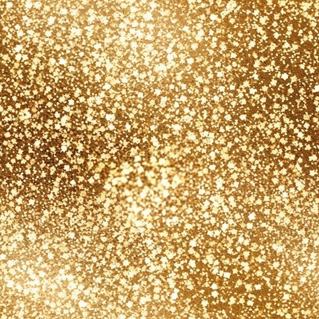 Photo a close up of a gold glitter background with stars generative ai