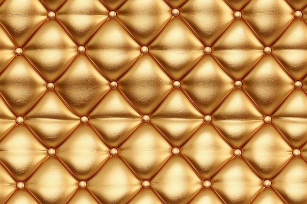 a close up of a gold leather texture with a diamond pattern generative ai