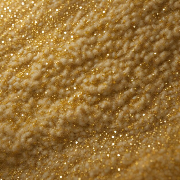 Photo a close up of a golden dust with a golden background.