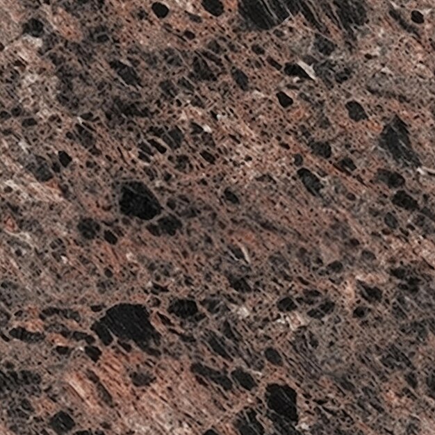 Photo a close up of a granite surface with a black and white speckled background