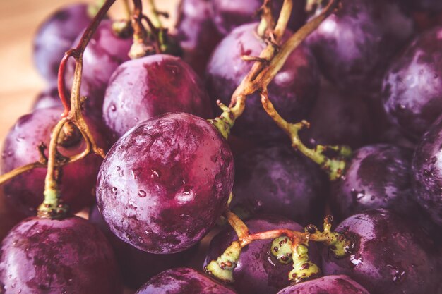 Photo close-up of grapes