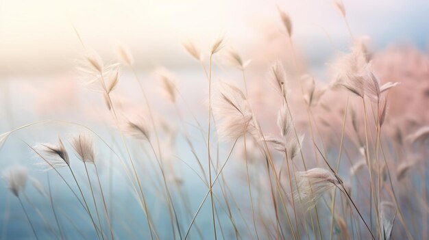 Photo close up of grass with water drops