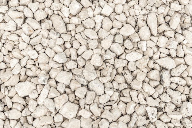 Close up of gray gravel as background