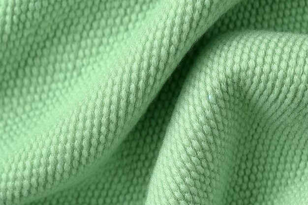 A close up of a green blanket with a white background generative ai