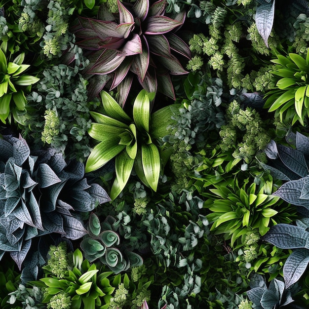 Photo close up of green foliage