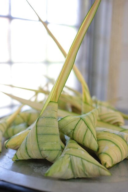 Foto close-up di frutta verde sulla tavola