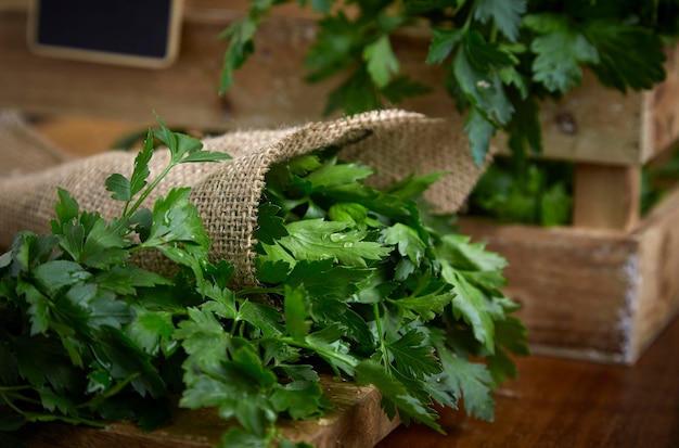 Close-up of green leaves on table