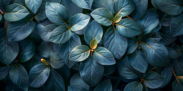 Close Up of Green Leaves