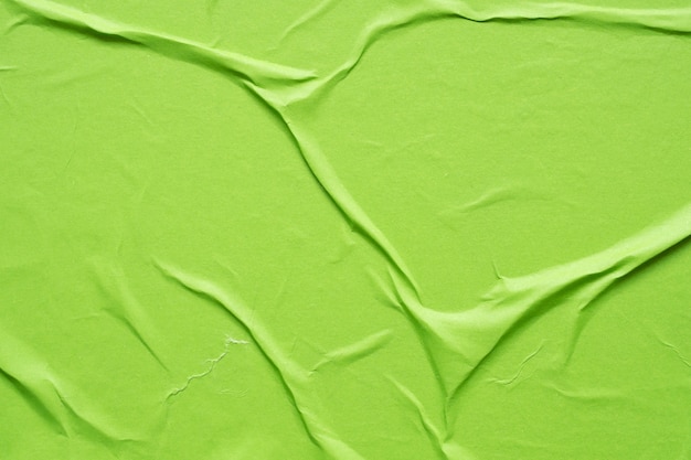 Close up of green paper texture