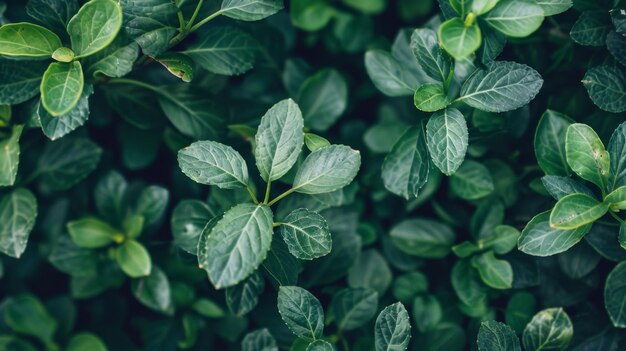 Photo close up of green plant with leaves