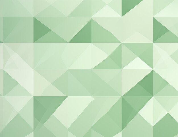 A close up of a green and white geometric pattern with a white background generative ai