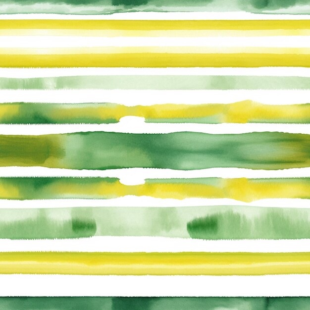 a close up of a green and yellow striped pattern generative ai