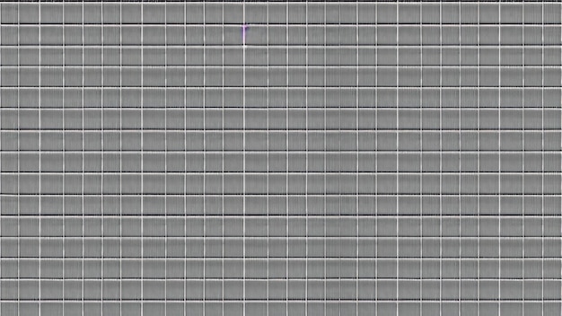 A close up of a grid with a blue square in the middle