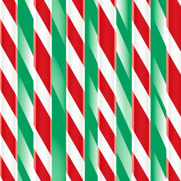 Photo a close up of a group of candy canes with different colors generative ai