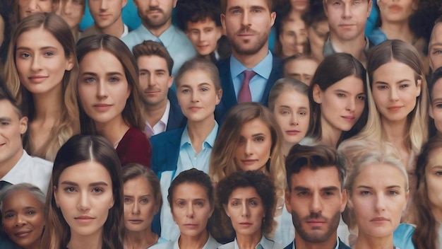 A close up of a group of people with different shapes generative ai