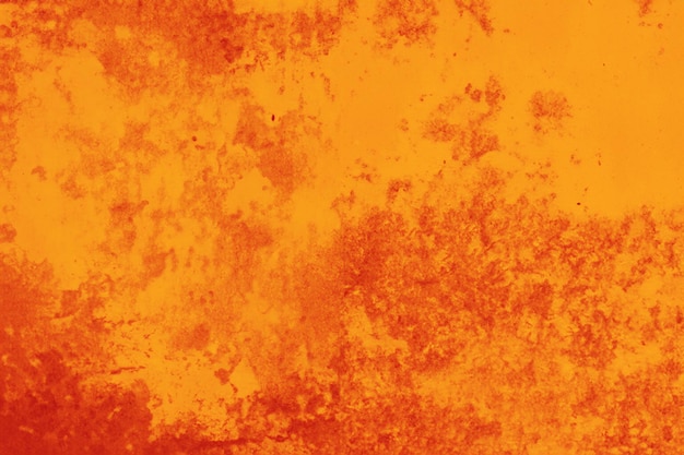 Close up grunge orange metal background and texture