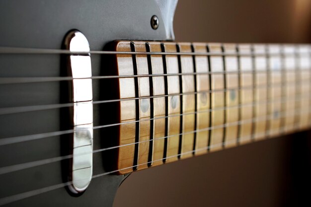 Photo close-up of guitar