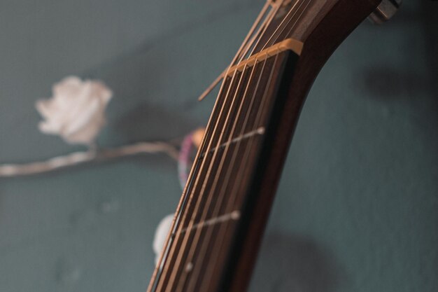 Photo close-up of guitar