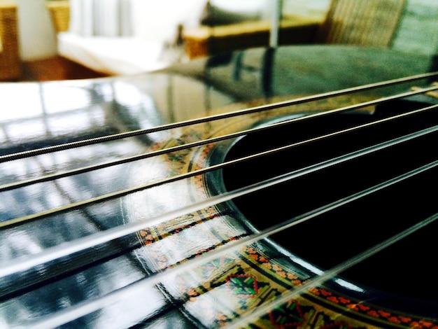 Foto prossimo piano della chitarra