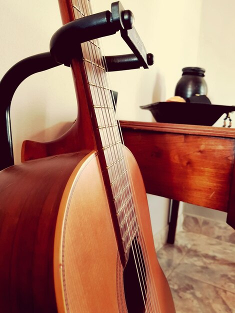 Foto prossimo piano della chitarra