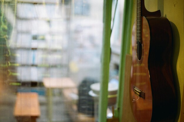 Foto prossimo piano della chitarra