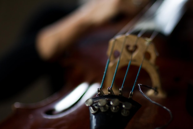 Foto prossimo piano della chitarra