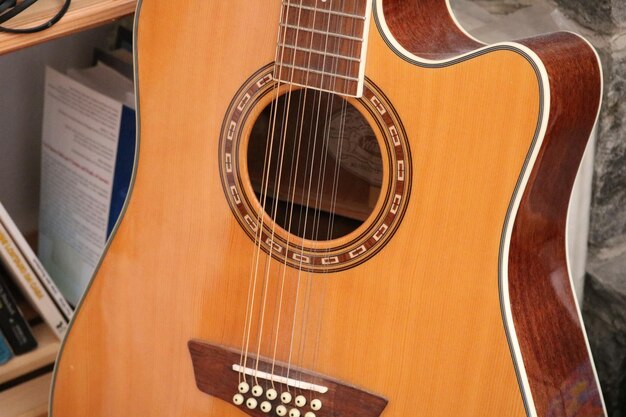 Close-up of guitar