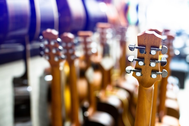 Photo close-up of guitar